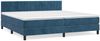 vidaXL Boxspringbett mit Matratze Dunkelblau 200x200 cm Samt, Härtegrad: H2 [3141447] Bild 2