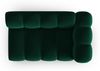 Micadoni Modulares Sofa Lupine 2-Sitzer Rechts Samtstoff Salvador Flaschengrün Bild 4