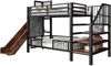 Polsterbett 180×200 cm aus Baumwollstoff mit Leselicht und USB-C-Anschluss, beige Bild 5