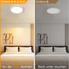 ZMH Deckenlampe LED Deckenleuchte Flach - Schlafzimmerlampe 22CM Badezimmerlampe 18W Küchenlampe Schlafzimmer weiß Deckenbeleuchtung Flurlampe Decke Badlampe 3000K - 6500K für Küche Flur Bild 5