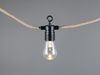 Outdoor Lichterkette EMBER aus Hanfseil mit Netzstecker & 8 LEDs, Länge 6 Meter Bild 3