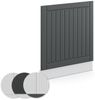 Frontblende Fame-Line Anthrazit Landhaus 60 cm ohne Arbeitsplatte Vicco Bild 4