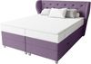 99rooms Hermes Boxspringbett 180x200 cm Velours SORO Lila Bonell-Federung Bild 5