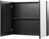 Bad Spiegelschrank NAVARRA 80 cm 70 cm Schwarz Bild 4