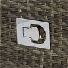 Gartenliege Barcelona, Rattan, Schwarz, 70 x 85 x 188 cm Bild 4