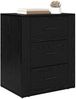 vidaXL Nachttisch Schwarz Eichen-Optik 35 x 50 x 60 cm Holzwerkstoff 881062 Bild 3