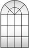 vidaXL Wandspiegel Schwarz 60x100 cm Gewölbt Eisen 358627 Bild 3