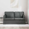 vidaXL Sofa Dunkelgrau 144 x 80 x 85 cm Stoff 42024484 Bild 3