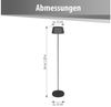 Northpoint LED Außen-Stehlampe LED Solar Stehleuchte Stehlampe dimmbar Dämmerungssensor Bild 2
