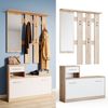 Garderobe Billy Weiß/Sonoma 25 x 191 cm Vicco Bild 2