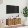 vidaXL TV-Wandschrank Artisan-Eiche 80x30x30 cm Holzwerkstoff 856017 Bild 3