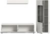 Home affaire Wohnwand FLORENZ, 3-teilige Wohn-Kombination, hochwertige MDF-Front, (Set, 3-St, Set, best. aus: 1 Vitrine, 1 Lowboard, 1 Wandboard), Wohn-Kombination, Wohnzimmer-Möbel, Wohnzimmer,Kombination, Kombi Bild 4