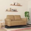 vidaXL 2-Sitzer-Sofa Braun 120 cm Samt 359526 Bild 3