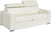 Vente-unique - VIZIR Sofa Leder Weiß - B 223 cm94 cm x H 110 cm95 cm x L 196 cm Bild 2
