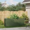 vidaXL Pflanzkübel Olivgrün 200x40x80 cm Kaltgewalzter Stahl 860727 Bild 3
