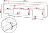 TV-Lowboard Jundia (Farbe: Eiche Cremona) Bild 5