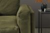 KAWOLA Big Sofa RAINA Leder olivgrün 85 x 150 x 254 cm Bild 4