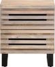 vidaXL Nachttisch 40x34x46 cm Gebleichtes Massivholz Mango 377432 Bild 3