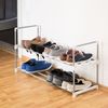 Schuhregal Metall silber Bild 2
