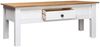 vidaXL Couchtisch Weiß 100x60x43,5 cm Massivholz Panama-Kiefer 282684 Bild 3