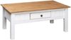 vidaXL Couchtisch Weiß 100x60x43,5 cm Massivholz Panama-Kiefer 282684 Bild 4