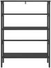 vidaXL Bücherregal Schwarz Eichen-Optik 60 x 29,5 x 81 cm 883916 Bild 5