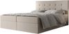 AX LIVING Boxspringbett 140x200 mit Bettkasten Dahlina Creme – Eleganz&Komfort Bild 2