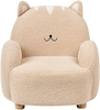 Kindersessel Katze ZOAR Bouclé Beige Bild 4