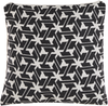Kissen 2er Set Geometrisches Muster ANDIRIN Baumwolle 45 x 45 cm Schwarz Bild 4