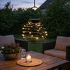 4er Set LED Solarleuchte, Bienennest, anthrazit, D 15 cm Bild 3