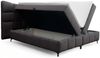 Boxspringbett Bett Schlafzimmerbett NOVA 140x200cm Stoff Rolf Anthrazit Bild 4