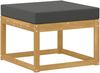 vidaXL Outdoor-Sofagarnitur mit Kissen 9 pcs Weiß und Anthrazit 3388071 Bild 5