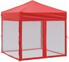 vidaXL Partyzelt Faltbar mit Seitenwänden Rot 2x2 m 93513 Bild 2
