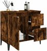 vidaXL Badschrank Räuchereiche 65x33x60 cm Holzwerkstoff 819833 Bild 4