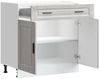 vidaXL Küchenunterschrank Porto Grau Sonoma Holzwerkstoff 853983 Bild 5