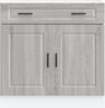 vidaXL Küchenunterschrank Porto Grau Sonoma Holzwerkstoff 853983 Bild 4