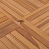 vidaXL Garten-Esstisch 110x110x75 cm Massivholz Teak 318478 Bild 5