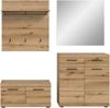 Garderoben-Set >Scout< (4-teilig) in Evoke Eiche Dekor - 195x197x40cm (BxHxT) Bild 2