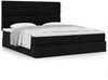 vidaXL Ottoman-Bett mit Matratzen Schwarz 160x200 cm Stoff 3313708 Bild 4