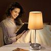 2x Tischlampe LED Lumiere 32x13x13 cm weiß Bild 2