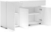 Sideboard >Mister< in weiss, Lack Hochglanz - 135x80x38cm (BxHxT) Bild 4