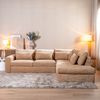 Bronx71 Ecksofa Kyle chenille peach rechts Bild 3