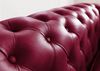 Sofa 2-Sitzer Echtleder 158x82x75 rot CHESTERFIELD #402 Bild 5