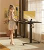 Elektrischer Schreibtisch 160cm Schwarz USB Memory Funktion Bild 2