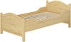 Seniorenbett Komforthöhe Überlänge 90x220 Massivholzbett Matratze Rollrost 60.40-09-220 M Bild 2