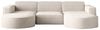 Kaiser Möbel Ecksofa Sofa U form, Couch U form MODENA U STUDIO stoff Neve, Poso, Quelle Bild 4