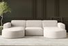 Kaiser Möbel Ecksofa Sofa U form, Couch U form MODENA U STUDIO stoff Neve, Poso, Quelle Bild 5