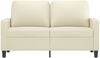 vidaXL 2-Sitzer-Sofa Creme 120 cm Kunstleder 359133 Bild 3