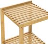 Casaria Standregal Bad Badregal Holz Bambus 4 Etagen Bild 5
