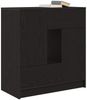 vidaXL Sideboard mit Schubladen und Türen Schwarz Eichen-Optik 861842 Bild 4